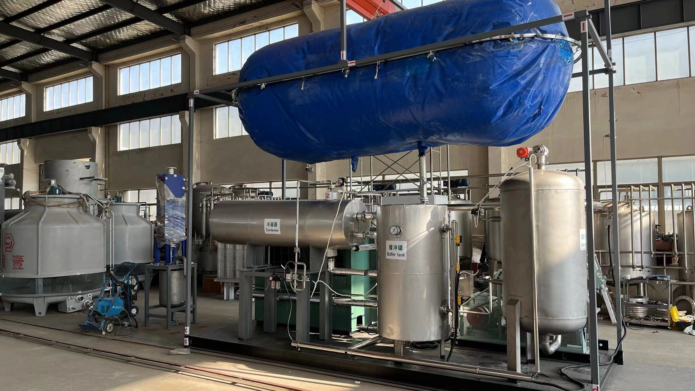 4000kg/h dry ice machine tail gas recovery CO2 recovery device